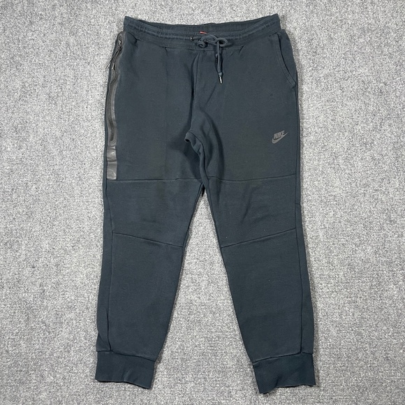 Nike Sportswear Tech Fleece Jogger Pants Mens XL Black Sweatpants 0931 - Picture 1 of 11